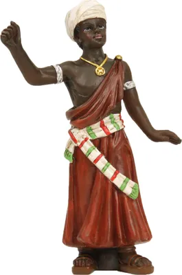 Produktbild von FADEDA Kameltreiber   / Höhe:9 cm / handbemalt / detailgetreue Krippen Figuren - Weihnachten Tisch Dekoration Krippe Zubehör