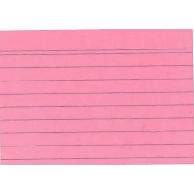 Productafbeelding van Herlitz memokaarten, DIN A6, met lijntjes, roze