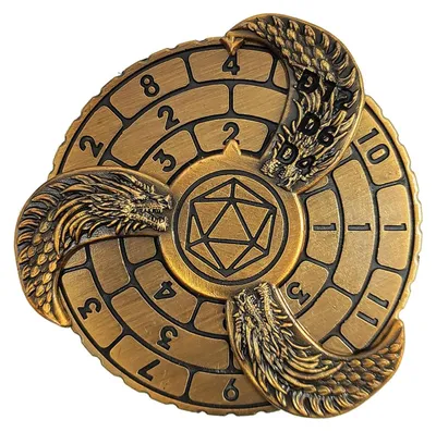 Produktbild von Epic Forge Metallwürfel Spinner - Gold mit Metalldose