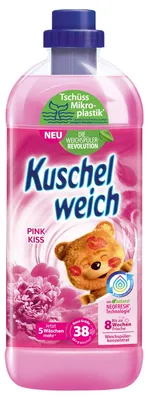 Obrázek produktu pro Změkčovač tkanin Kuschelweich Pink Kiss na 38 pracích dávek 1000 ml