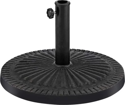 Produktbild von COSTWAY Sonnenschirmständer Φ49cm, Marktschirmständer rund, Schirmständer Balkonschirmständer für 38/48mm Gestänge Sonnenschirmfuß