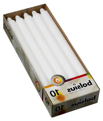 Produktbild von Tafelkerzen 290/22mm 10 Stück weiß