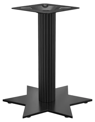 Produktbild von STAR | Bistro Tischgestell | Schwarz | Höhe: 72 cm | Säule: Ø 9,5 cm | Fuß: Ø 50 cm | Gastro Restaurant Tischgestell