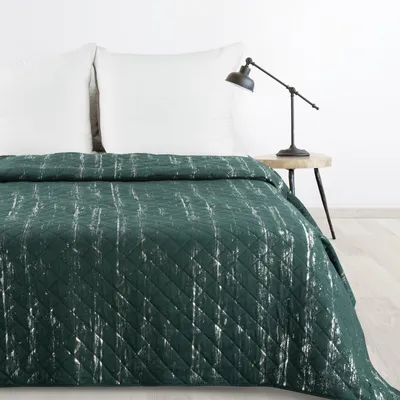 Produktbild von Tagesdecke BLINK 1 220x240 cm dunkelgrün silber