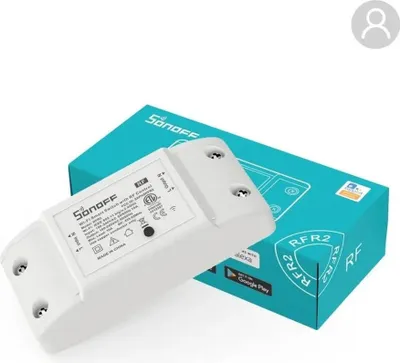 Image de Interrupteur intelligent Sonoff RFR3, DIY, WiFi + RF 433 MHz, 10 A, 2200 W, 1 pièce.