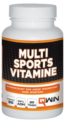 Zdjęcie produktu dla QWIN Multi Sports, witaminy, 60 tabletek - 100% dziennego zapotrzebowania