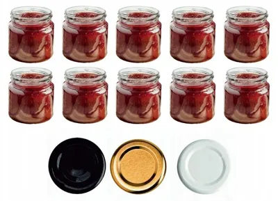 Produktbild von Akada Glasbehälter 200ml 10 Stück mit Deckel