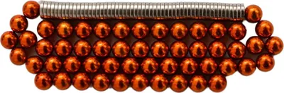 Image de Marqueurs magnétiques pour cartes murales (aimants). Couleur : orange. 54 pièces.