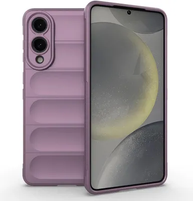 Produktbild von Mobigear Bumpy  Samsung Galaxy S25 Edge Hülle Flexibles TPU Backcover - Lila