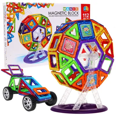 Obrázok produktu pre Magické magnetické bloky 112 prvkov
