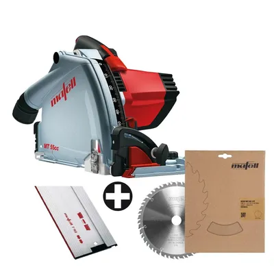 Produktbild von Mafell Tauchsäge MT 55 cc Fan Set MT 55 cc im MidiMAX und Sägeblatt KSB-WF162 GT
