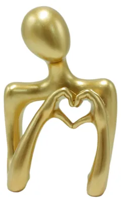 Produktbild von Abstrakte Männerstatue, nordische Liebesgeste, Männerfigur, Skulptur, Dekoration für Wohnzimmer, Schlafzimmer, Büro