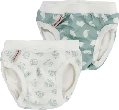 Produktbild von Imse Vimse Trainers Windel training pants Bunny/Dandelion Doppelpack Set Trainerhosen Mint XL (extra large) 11-14 kg