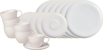Produktbild von like. by Villeroy & Boch Crafted Kaffeeservice 18-teilig - Baumwolle