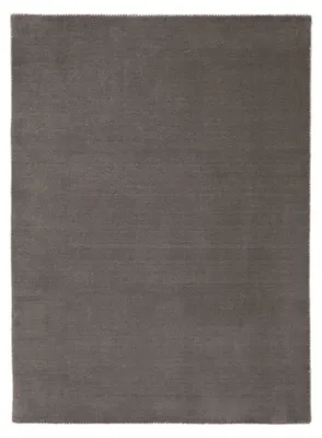 Produktbild von Handgefertigter Wollteppich Gabbeh Lola Grau 120x170 cm Weich, Hochwertig, Zeitlos | Reine Schurwolle für Gemütlichkeit & Eleganz im Wohn- und Schlafzimmer