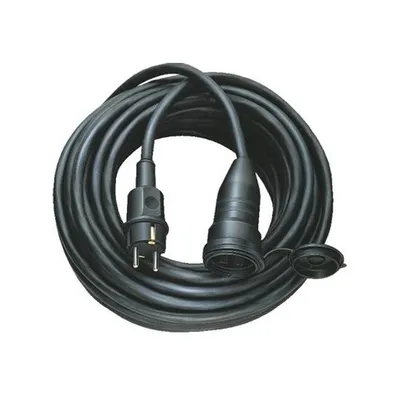 Produktbild von Brennenstuhl Qualitäts-Gummi-Verlängerungskabel IP44 10m schwarz H05RR-F 3G1,5, 1161450