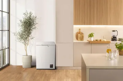 Produktbild von Gorenje G600 Freistehend Gefriertruhe, 85.8 x 60.6 x 55.9 cm, 141 l, 8 kg/24h, SN-T, 37 dB, E, Weiß