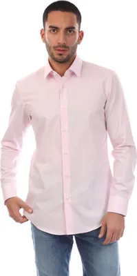 Image de Boss - Chemise "H-Hank-S-Kent" pour homme, Étroite GT10916 (42,5 cm) (Rose)