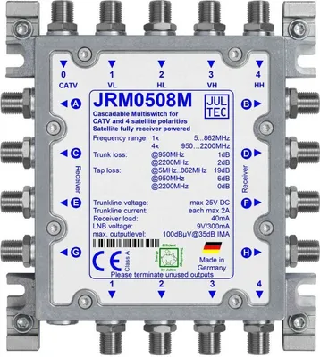 Produktbild von Jultec Multischalter JRM0508M 5 auf 8 Kaskade