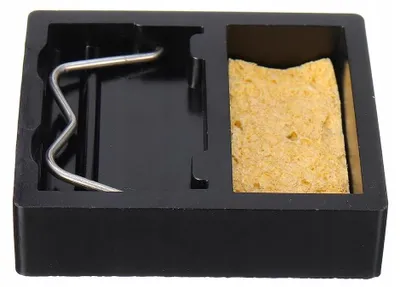 Lötkolbenständer mit Reinigungsschwamm, 47 x 20 mm Basis