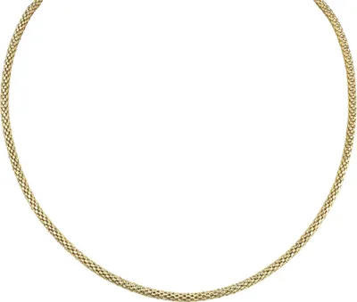 Produktbild von Celesta Silber Collier 925 Silber vergoldet 925/- Sterling Silber 42cm gelb 273250112V