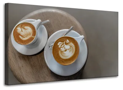 Produktbild von Leinwanddruck „Küchenkaffeetassen“ 100x60