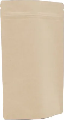Produktbild von 400 Doypack Bodenbeutel Standbodenbeutel aus Kraftpapier braun 300x370+160mm