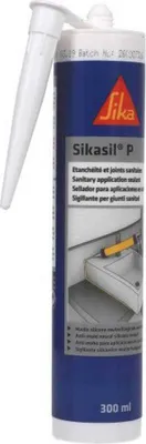 Obrázek produktu pro Univerzální silikonový tmel pro těsnění – SIKA Sikasil-P Marine – bílý – 300 ml