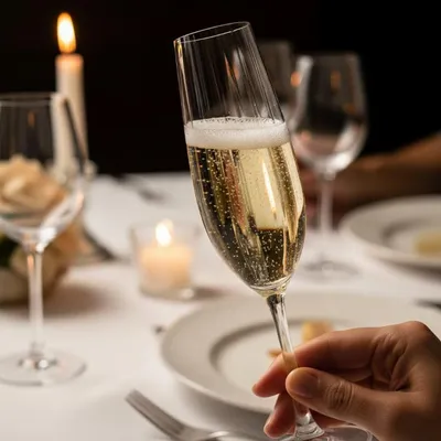 Produktbild von Nuform Champagneflöten Optic Serie 6er-Set - 26 cl - Kristallglas