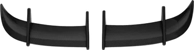 Obrázok produktu pre 2ks zadný spojler kufra auta AK štýl zníženie tlaku vetra zadný spojler kryt krídla Fit pre MK6 modely (Carbon Fiber Style )
