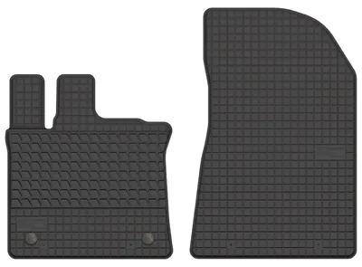 Image de Tapis avant en caoutchouc pour Renault Captur II 2019- (crossover) – 2 pièces, noirs, sur mesure