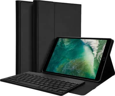 Productafbeelding van Accezz Bluetooth Keyboard Bookcase voor de Apple iPad 6 (2018) 9.7 inch / iPad 5 (2017) 9.7 inch - AZERTY / FR - Zwart