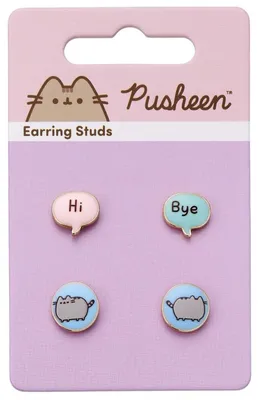 Obrázok produktu pre Sada náušníc Pusheen – 3 páry