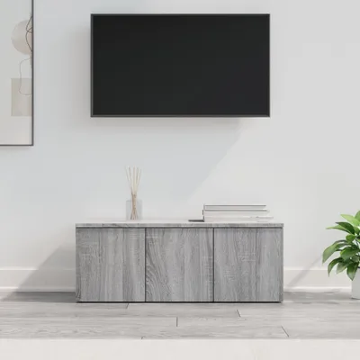 Produktbild von The Living Store TV-Schrank Grau Sonoma 80x34x30 cm Holzwerkstoff