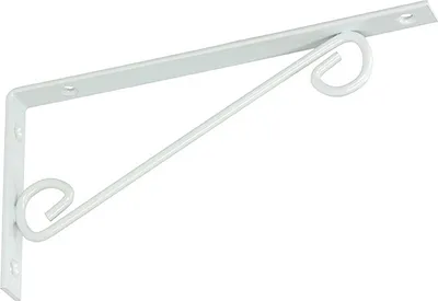 Produktbild von Regalhalter 250 x150 mm Regalträger Regalwinkel Wandkonsole Retro weiß