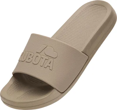 Produktbild von Kubota Badelatschen Herren Badeschlappen Rutschfest Badeschuhe "Basic Plain" Beige, 44