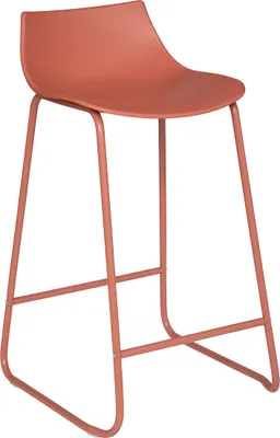 Produktbild von Barhocker "Otac" Metall - terrakotta-rosa - Atmosphera créateur d'intérieur