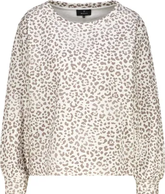 Produktbild von monari Sweatshirt 581 taupe gemust 36