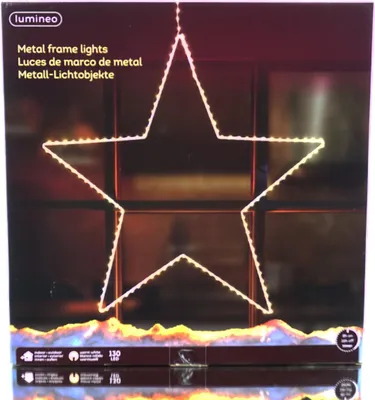 Produktbild von Lumineo Micro-LED Stern Ø 38 cm 130 Lichter - warmweiß