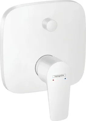 Produktbild von Wannenmischer Talis E f UP Wannenm m Sich-kom mattweiß mattweiß Unterputz Fertigset m.Sicherungskombi