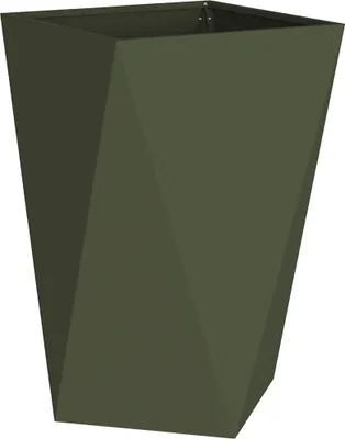 Immagine prodotto di vidaXL Fioriera verde oliva 50 x 50 x 75 cm Acciaio