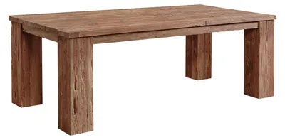 Produktbild von MASSIVMOEBEL24.DE Esstisch Teak 250x110x76 natur unbehandelt BASSANO #101