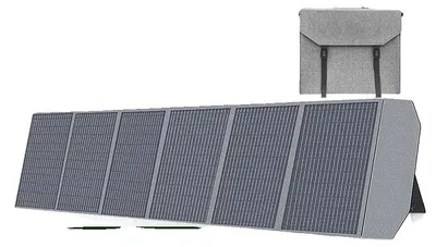 Obrázek produktu pro Solární panel, výkon 200 W, skládací design, digitální kamuflážní vzor