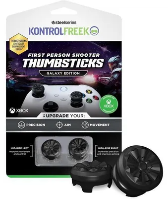 Immagine prodotto di Confezione da 2 thumbstick FPS Galaxy - STEELSERIES - KontrolFreek - Per controller Xbox - Nero