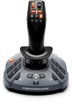 Produktbild von Thrustmaster SimTask FarmStick X, Landmaschinen-Steuerstick, Schwarz, Grau, Thrustmaster T128, Thrustmaster T248, 185 mm, 190 mm, 230 mm