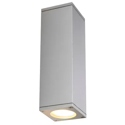 Produktbild von SLV THEO UP-DOWN OUT Wandleuchte, silbergrau