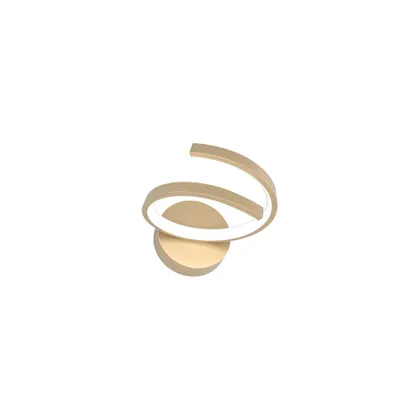 Obrázek produktu pro Moderní nástěnné svítidlo Tornado Aluminium Gold Led 12W