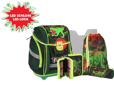 Produktbild von Spirit Schulranzen Set 5-tlg. NEW START T-Rex