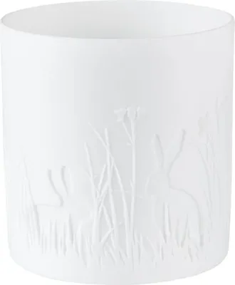 Produktbild von Räder Ostern Porzellanlicht Hasenwiese D.6,5cm, H.7cm