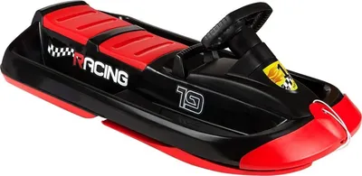Produktbild von Hamax | Lenkschlitten Sno Racing | ergonomischer Sitz | rutschfeste Fußstützen | robuste Lenkung | für ultimativen Fahrspaß im Schnee | ideal für Kinder und Erwachsene